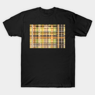 Sunny tartan plaid pattern, multiple lines print T-Shirt